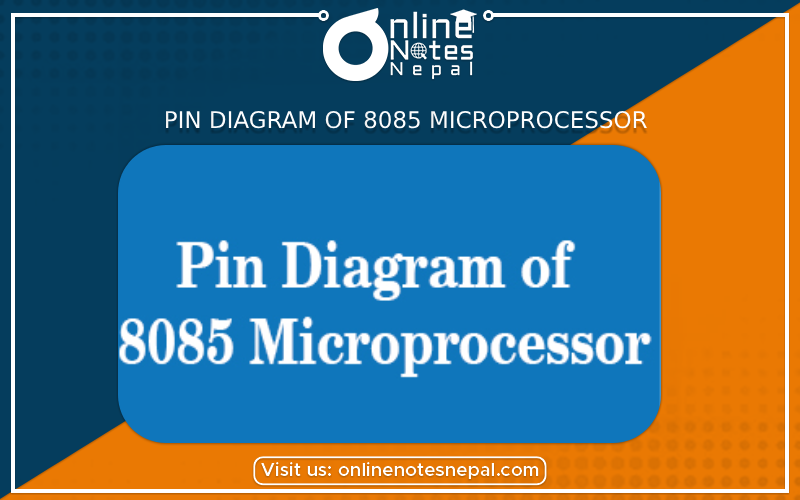 Pin Diagram of 8085 Microprocessor